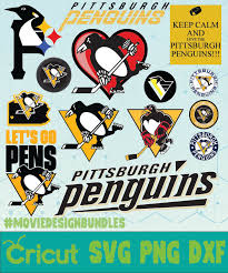 Pittsburgh penguins wallpaper with ice and logo on it, wide, full size is 1920×1200, 16×10: Pittsburgh Penguins Nhl Bundle Logo Svg Png Dxf Movie Design Bundles