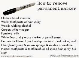 How does a dry erase marker remove permanent marker? How To Remove Permanent Marker Recipes From Heaven Facebook