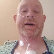 Two days into recovery from open heart surgery.