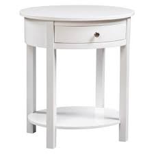 Nightstands are fantastic for keeping everything just within reach. Classic Accents Cypress End Table White Breighton Home In 2021 End Tables Bedside Table Round Bedroom Night Stands