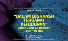 Disini kami akan membagaikan murottal dari puluhan qori dengan suara merdu dan benar secara tartil dan tajwid, kami juga melengkapinya dengan pemutar suara yang memudahkan sobat dalam mencari murottal yang dicari atau yang diinginkan, berikut ini daftarnya. Dalam Qishaash Terdapat Kehidupan Tafsir Surat Al Baqarah Ayat 178 180 Radio Rodja 756 Am