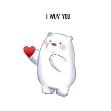 I Want To Say I Love You But I Always Say I Wuv You Ice Bear We Bare Bears Bear Wallpaper We Bare Bears Wallpapers