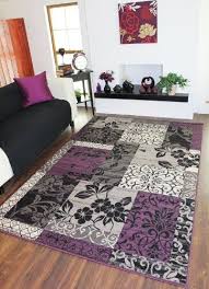 Funky Purple Area Rugs Pattern Or Plain Purple Living Room Home Decor Home