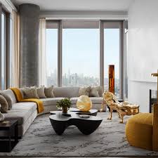 Accents like metal scultptures and abstract wall art can also be added to create harmony throughout your space. Tour A Sleek Tribeca Pad With Bells And Whistles Architectural Digest