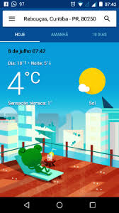 Veja datas e dias da semana. 00 Curitiba Temperatura Turismo Independente