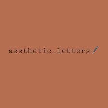 Find a word/namestep 2 : Aesthetic Letter Updated Their Profile Aesthetic Letter