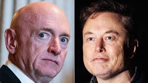 Musk calls Sen. Kelly a 'traitor' over trip to Ukraine, Kelly hits back