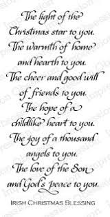Check out our irish blessing selection for the. Impression Obsession Rubber Stamps Irish Christmas Blessing Christmas Blessings Irish Christmas Christmas Poems