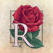 r is for rose by stephanie smith om symbol art monogram art flower alphabet