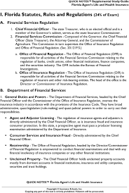 Living former florida chief financial officers. Quick Notes Supplemental Study Guide Florida A Review Supplement For The Florida Agent S Life Health State Insurance Exam January 2016 Edition Pdf Free Download