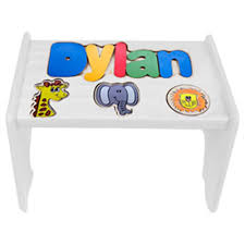 Upon shipment, an email will be sent with the tracking information. Zoomie Kids Tobin Child Jungle Themed Wooden Puzzle Personalized Step Stool Wayfair