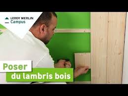 Economique A L Achat Et Facile A Poser Apprenez A Poser Du Lambris Bois Mural Sur Une Armature De Tasseaux Comment Pose Poser Du Lambris Lambris Lambris Bois