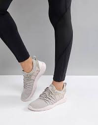 Nike Training Free Tr 7 Premium Trainers In Grey And Pink Womens Sneakers Sneakers Comfortable Walking Shoes