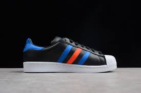 Adidas Superstar Sneaker Black Blue Red Bb2245 Uniex Hookicks Adidas Superstar Sneakers Black Adidas Superstar Sneaker