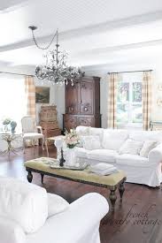 White Slipcovers French Country Decorating Living Room Country Living Room Design French Country Living Room