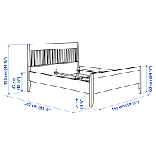 Brimnes bett ikea bettgestell weiss 140cm x 200cm in frankfurt. Idanas Bettgestell Weiss 140x200 Cm Ikea Deutschland