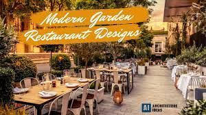 A cafe restaurant is an informal place for a pastry and coffee, or a light lunch during the day that is transformed into a romantic spot for dinner at night. Modern Garden Restaurant Design Ideas Restaurant Architecture Youtube