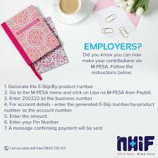 How to pay nhif through mpesa. Facebook