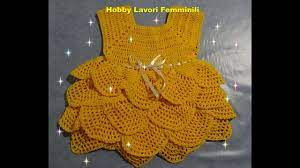 Spesso abbiamo un modello di riferimento. Vestitino Elegante Bimba Dai 3 Ai 6 Mesi Uncinetto Youtube