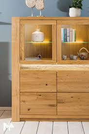 Highboard Wildeiche 123x40x142 Natur Geolt Kent 104 In 2020 Highboard Eiche Mobel Massiv Mobel