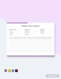 3 electrical panel schedule project name design construction e ngineers a nebraska llc www. Breaker Panel Schedule Template Free Pdf Word Apple Pages Template Net