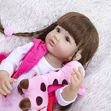 Amazon.co.jp: 22 Inch Lifelike Silicone Baby Doll Reborn Doll Silicone Full  Body Doll Long Hair Waterproof Lifelike Reborn Toddler Doll Gift for Girls  : Home & Kitchen