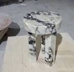 Mesa de centro de mármore Calacatta Viola, mesa de centro de ...