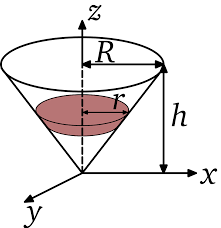 Prove That The Moment Of Inertia Of A Cone Is I 3 10mr 2