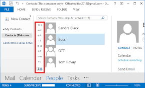 J, k, l, m, n, o, p, q, r. Contacts Alphabet Bar Position Microsoft Community