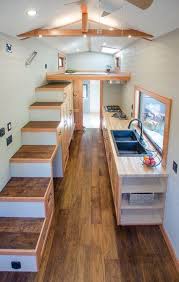 It S Possible To Lead A Cow Upstairs But Not Downstairs Kestrel Tiny House Soak In The Tub And Drink In The View Tiny House Australia Tiny House Design House
