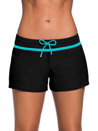 Smooth And Loose Fitting Elastic Drawstring Swimming Boardshort For Women Swimsuit With Shorts Swim Shorts Women Women Swimsuits