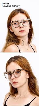 Unisex full frame Acetate eyeglasses