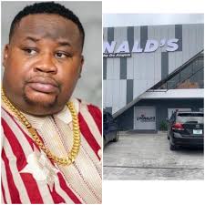 Lagos Seals Cubana Chief Priest Restaurant Over Noise Pollution The Lagos  State Environmental Protection Agency has sealed a fast food restaurant  owned by Pascal Chibuike Okechukwu, also known as Cubana Chiefpriest,  Donald's