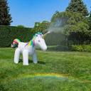 6ft Rainbow Unicorn Outdoor Inflatable Lawn Sprinkler | Christmas ...