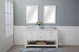 Bathroom vanity makeover bathroom sink vanity bathroom storage vanity redo bathroom cabinets mirror vanity bathroom calacatta quartz quartz countertops modern minimalist modern classic bath store soft close drawer slides square sink white quartz double vanity. Cabinet Mania White Shaker 48 Bathroom Vanity 2 Drawers 2 Sinks Open Shelf W Marble Top Walmart Com Walmart Com