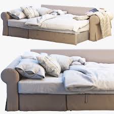 Sofa Bed 3d Model Sofa Bed With Chaise Ikea Bed Sofa Bed