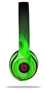 Beats Solo2 Solo3 Wireless Skins Fire Green Wraptorskinz Skins Fire Skin Wireless
