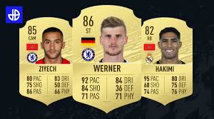 See their stats, skillmoves, celebrations, traits and more. Fifa 21 News On Twitter New Fifa20 Transfer Cards Will Reportedly Be Added To The Game Today Including Timo Werner Hakim Ziyech And Achraf Hakimi Source U Rvokac Https T Co Rb6owk6vbf
