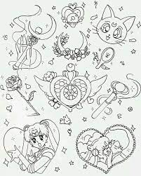 Pin By Julie Park On Art Sailor Moon Tattoo Sailor Moon Coloring Pages Cute Tattoos