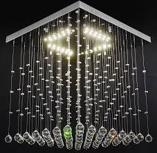 Dadi Led 50x50cm Kristall Deckenleuchte Leuchte Luster Deckenlampe Kronleuchter Kristall Deckenleuchte Deckenlampe Kronleuchter