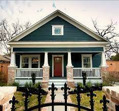 Pining for some color in your traditional craftsman kitchen? Interior Design Ideas House Paint Exterior Exterior Paint Colors For House Bungalow Exterior