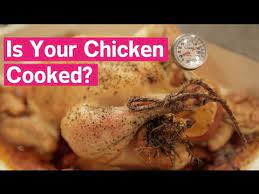 How To Check A Roasted Chicken's Temperature - Youtube