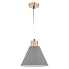 Transform your living space with our super stylish copper ceiling lights and make a striking impression on your guests. Dar Zocalo Zoc0139 Ceiling Light In Grey And Copper At Lovelights Co Uk