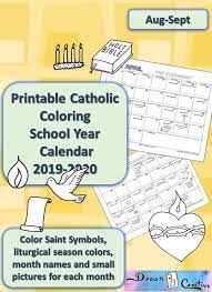 Easy to print, download, and share with others. Catholic School Year Calendar To Print Drawn2bcreative