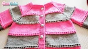 Sisle Iki Renkli Kolay Bebek Yelegi Yapimi Orguvakti Baby Knitting Patterns Bebek Bebek Yelek