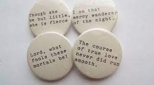 A Midsummer Night S Dream Shakespeare Quote Pin Button Etsy Midsummer Nights Dream Badge Book Lovers Gifts