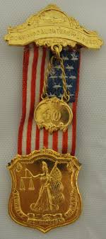 Vintage Patriotic Ribbon Pin Sons And Daughters Of Liberty Badge Patriotic Liberty