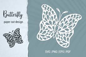 Download Butterfly Paper Cut Design For Cricut And Silhouette Svg 948067 Paper Cutting Design Bundles Yellowimages Mockups