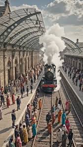 A railway accident in British Era India ...