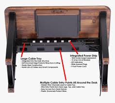 Largely, you can group desk cable management into five basic ways. Cable Management Loft Desk Cable Management Table Legs Hd Png Download Kindpng